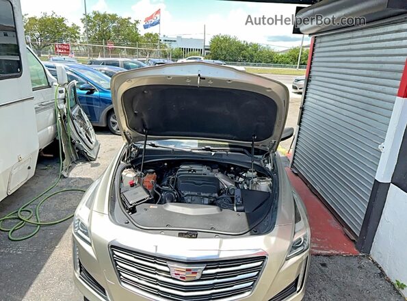 1G6AX5SX9G0110193 2016 CADILLAC CTS Золотой Вид панели приборов