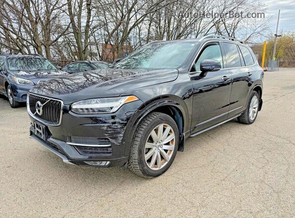 YV4A22PK7J1216180 2018 VOLVO XC90 Черный Задняя правая четверть