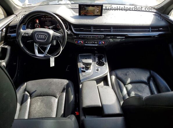 WA1LAAF75JD052555 2018 AUDI Q7 Silver Instrument cluster view