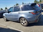 2019 Land Rover Range Rover Sport Hse Синий vin: SALWR2RV3KA426698