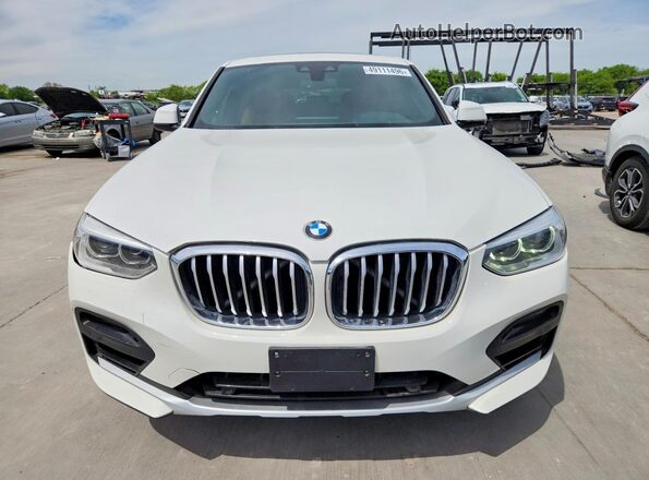 5UX2V1C03M9H38079 2021 BMW X4 Белый Вид сзади