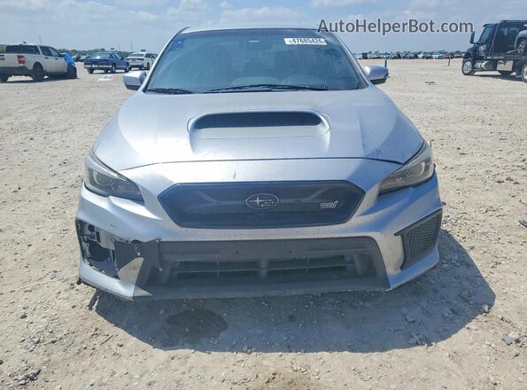 JF1VA2R65K9824697 2019 SUBARU WRX Silver Widok z tyłu