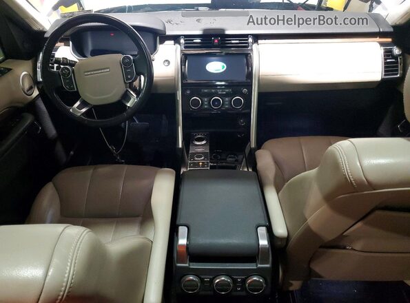 SALRR2RV1JA062003 2018 LAND ROVER DISCOVERY White Widok zestawu wskaźników