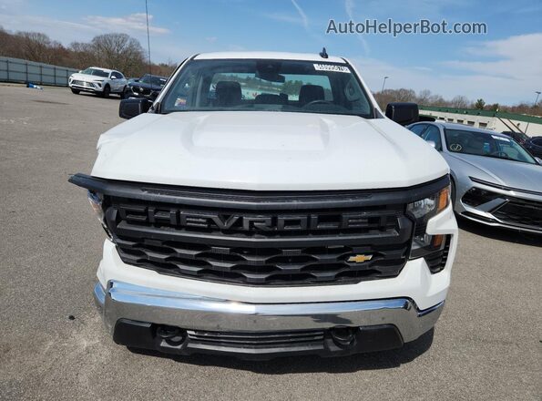 3GCNAAED4RG371059 2024 CHEVROLET SILVERADO White Widok komory silnika