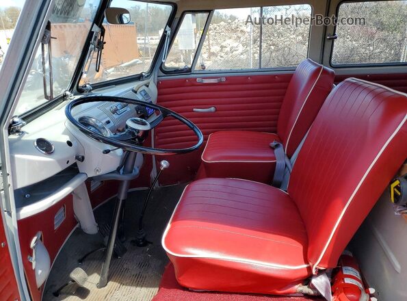 1201848 1964 VOLKSWAGEN VAN Gray Front interior view