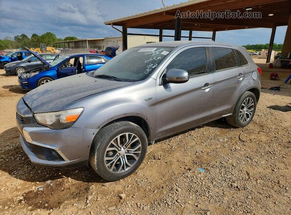 JA4AP3AUXHZ064938 2017 MITSUBISHI OUTLANDER Серебряный Передняя левая четверть