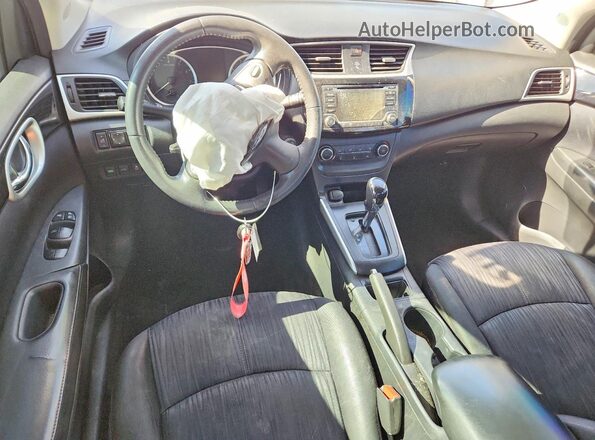 3N1AB7APXHL669607 2017 NISSAN SENTRA White Вид щитка приладів