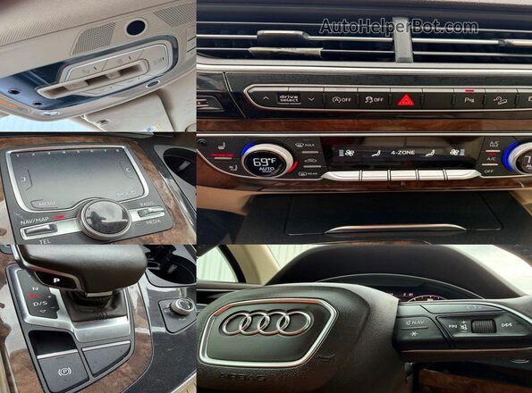 WA1LAAF78HD019107 2017 AUDI Q7 Черный Вид наклейки с VIN-кодом