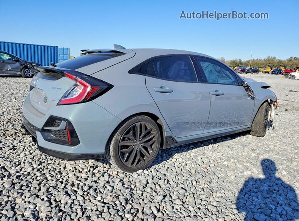 SHHFK7H45LU224888 2020 HONDA CIVIC Gray Delantero derecho