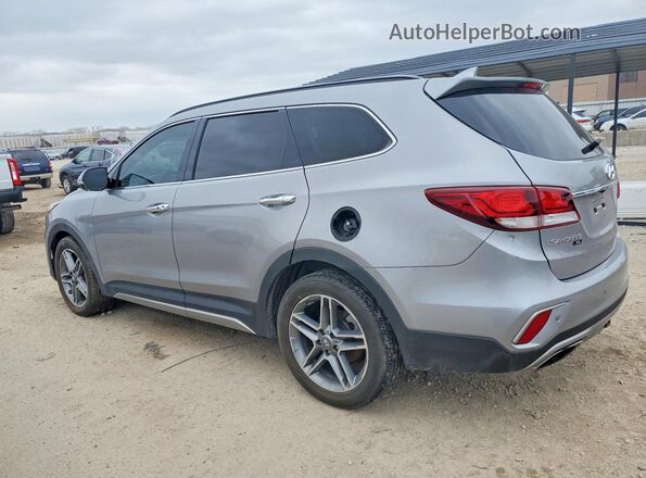 KM8SRDHF4KU300503 2019 HYUNDAI SANTA FE Gray Задня права чверть
