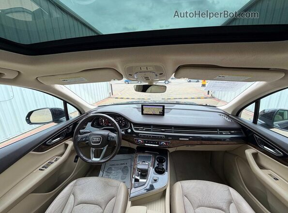 WA1LAAF78HD019107 2017 AUDI Q7 Черный Вид задних сидений