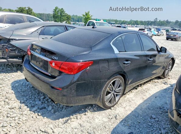 JN1EV7APXGM302266 2016 INFINITI Q50 Черный Передняя правая четверть