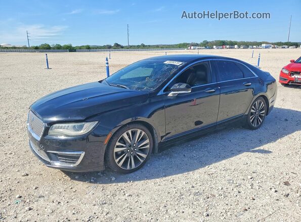 3LN6L5LU7HR634877 2017 LINCOLN MKZ Черный Задняя левая четверть