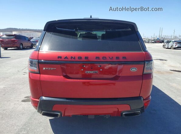 SALWV2SV0KA423523 2019 LAND ROVER RANGE Красный Вид салона спереди