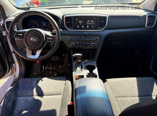 KNDPMCAC4L7732074 2020 KIA SPORTAGE Silver Vista de los asientos traseros