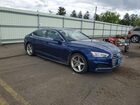 2018 Audi A5 Premium Plus S-line Синий vin: WAUENCF51JA103898