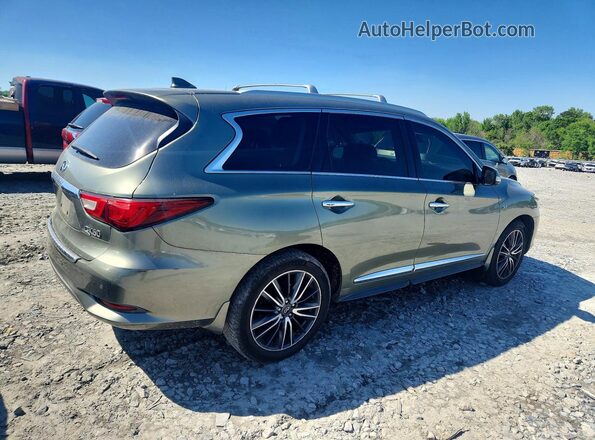 5N1AL0MN7GC507810 2016 INFINITI QX60 Зеленый Передняя правая четверть