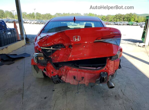 2HGFE2F50PH572011 2023 HONDA CIVIC Red წინა სალონის ხედი