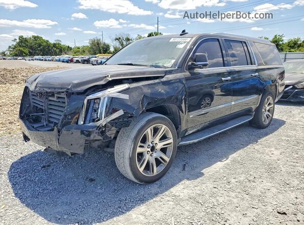 1GYS4HKJ1JR131740 2018 CADILLAC ESCALADE Черный Передняя левая четверть