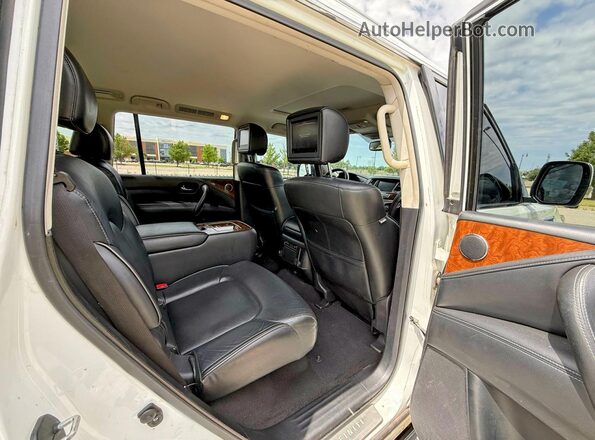 JN8AZ2NF2K9682725 2019 INFINITI QX80 Белый Вид салона спереди