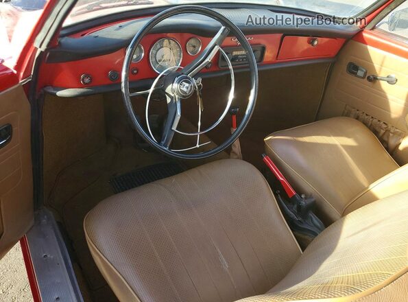 1402571366 1970 VOLKSWAGEN KARMANGHIA Red Dashboard view