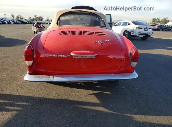 1402571366 1970 VOLKSWAGEN KARMANGHIA Red Rear view