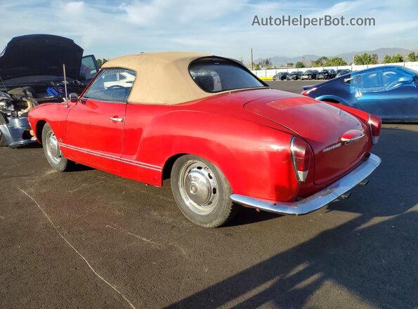 1402571366 1970 VOLKSWAGEN KARMANGHIA Red Rear left