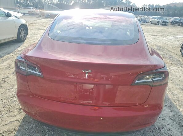 5YJ3E1EA4JF007090 2018 TESLA MODEL Red Widok wnętrza z przodu