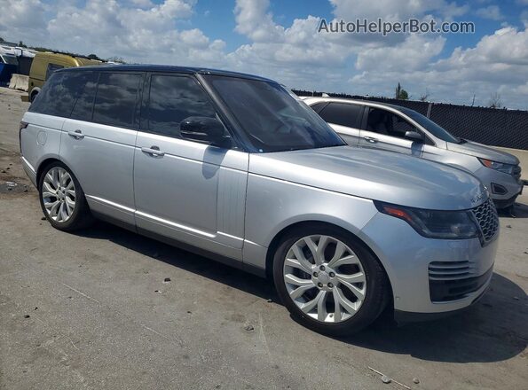 SALGS2SV6KA516947 2019 LAND ROVER RANGE ROVER Серебряный Вид спереди