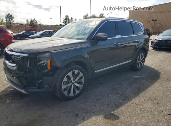 5XYP64HC5LG008967 2020 KIA TELLURIDE Brown Trasero izquierdo