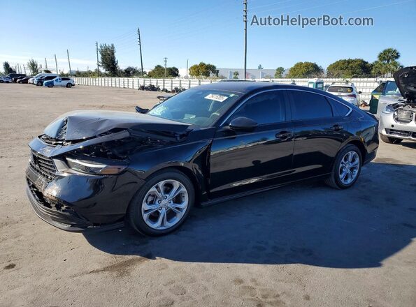 1HGCY1F20SA066504 2025 HONDA ACCORD Black Tył lewy