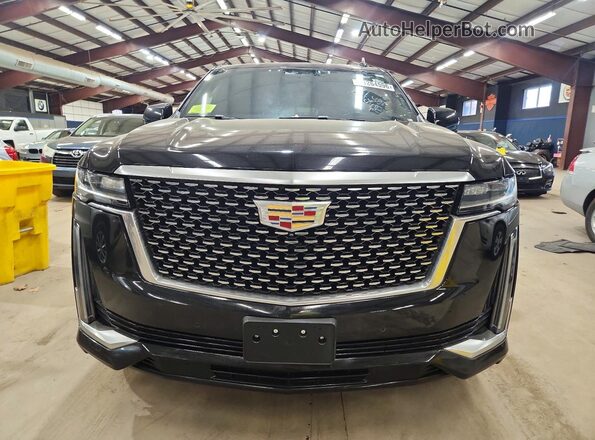 1GYS4KKL1NR338990 2022 CADILLAC ESCALADE Черный Вид сзади