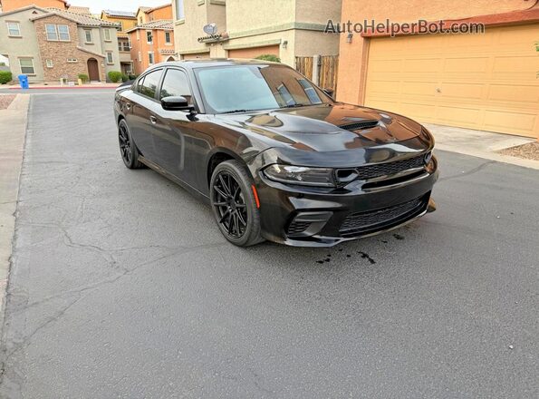 2C3CDXCT2KH578605 2019 DODGE CHARGER Черный Задняя левая четверть