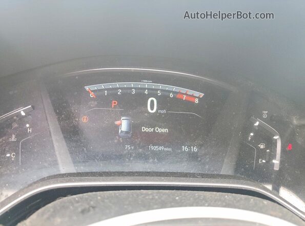 7FARW1H89HE016589 2017 HONDA CRV Серый Вид задних сидений
