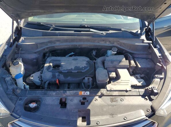 5XYZT3LB2JG523996 2018 HYUNDAI SANTA FE Серый Вид наклейки с VIN-кодом