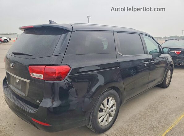KNDMB5C16H6266029 2017 KIA SEDONA Black Przód prawy