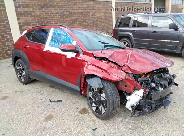 KM8HB3AB0SU307433 2025 HYUNDAI KONA Темно-бордовый Вид спереди