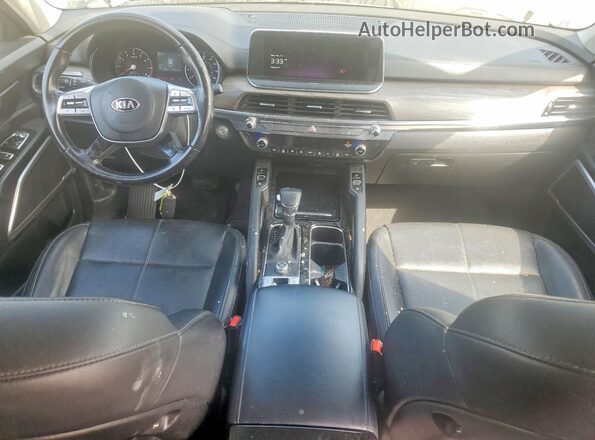 5XYP34HC4MG098607 2021 KIA TELLURIDE Black Instrument cluster view