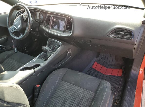 2C3CDZAG4JH287572 2018 DODGE CHALLENGER Оранжевый Вид щитка приборов