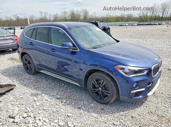 WBXHT3C36G5F63784 2016 BMW X1 Синий Вид спереди
