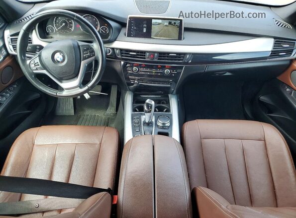 5UXKT0C39H0V95513 2017 BMW X5 Желто-коричневый Вид щитка приборов