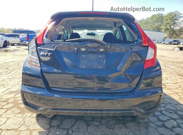 3HGGK5H44KM738639 2019 HONDA FIT Черный Вид салона спереди