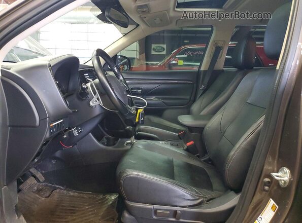 JA4JZ4AX3GZ024807 2016 MITSUBISHI OUTLANDER Коричневый Вид панели приборов