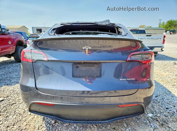 5YJYGDEE9MF077368 2021 TESLA MODEL Y Серый Вид салона спереди