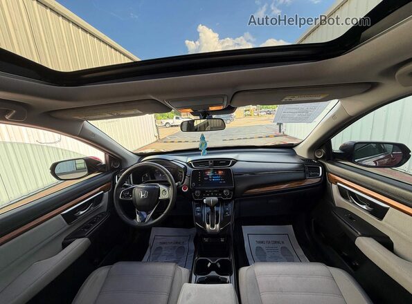 2HKRW1H56NH407729 2022 HONDA CRV Красный Вид задних сидений
