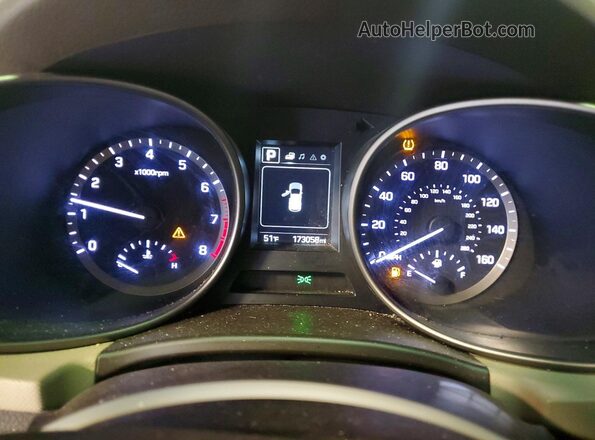 KM8SM4HF2HU222827 2017 HYUNDAI SANTA Blue Widok tylnych siedzeń