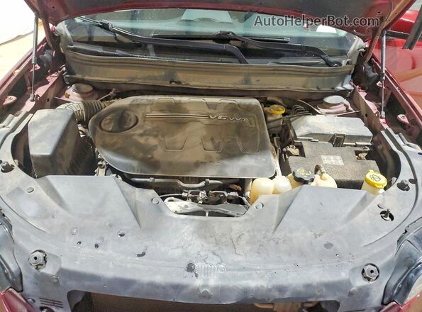 1C4PJLLX6KD344191 2019 JEEP CHEROKEE Burgundy Вид підкапотного простору