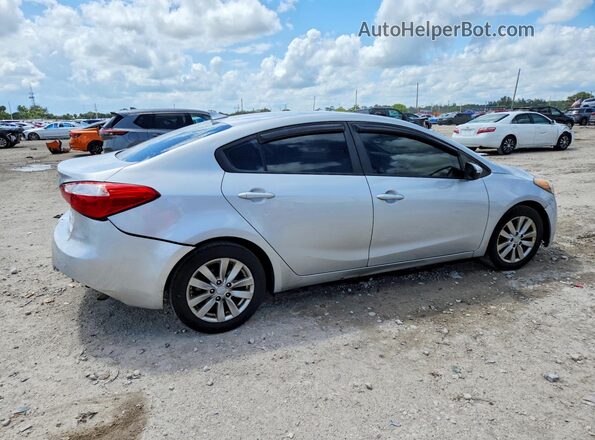 KNAFX4A64G5455735 2016 KIA FORTE Серебряный Передняя правая четверть