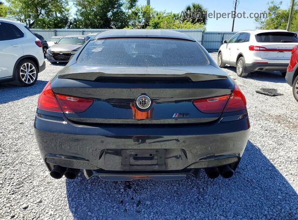WBS6E9C54GG437047 2016 BMW M6 Черный Вид салона спереди