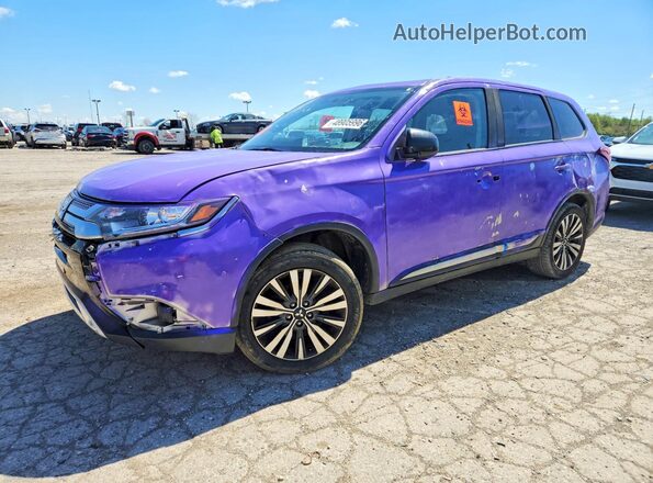JA4AZ3A32LZ026680 2020 MITSUBISHI OUTLANDER Фиолетовый Задняя левая четверть